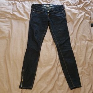 Lowrise Denim Skinny Jean Leggings
